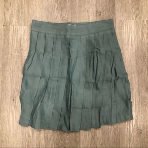BEAUFILLE Pleated Mini Skirt Size 2 NWT